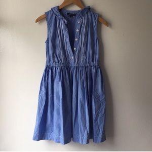 💃🏻Tommy Hilfiger Preppy Blue and White Dress